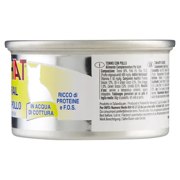 Lechat Natural Ton si Pui 80 gr Bax 24 buc